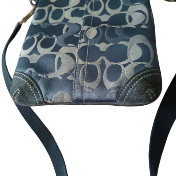 Coach Signature Blue Swingpack Crossbody Bag - Picture 4 of 4